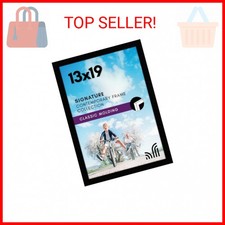 Americanflat 13x19 Picture Frame with Shatter-Resistant Glass - Signature Collec