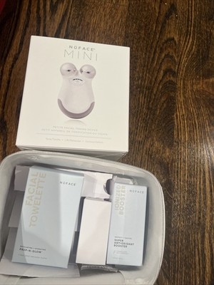 NEW SEALED NuFACE Mini+ Facial Toning Device starter kit with Bonus 3 PC Sets