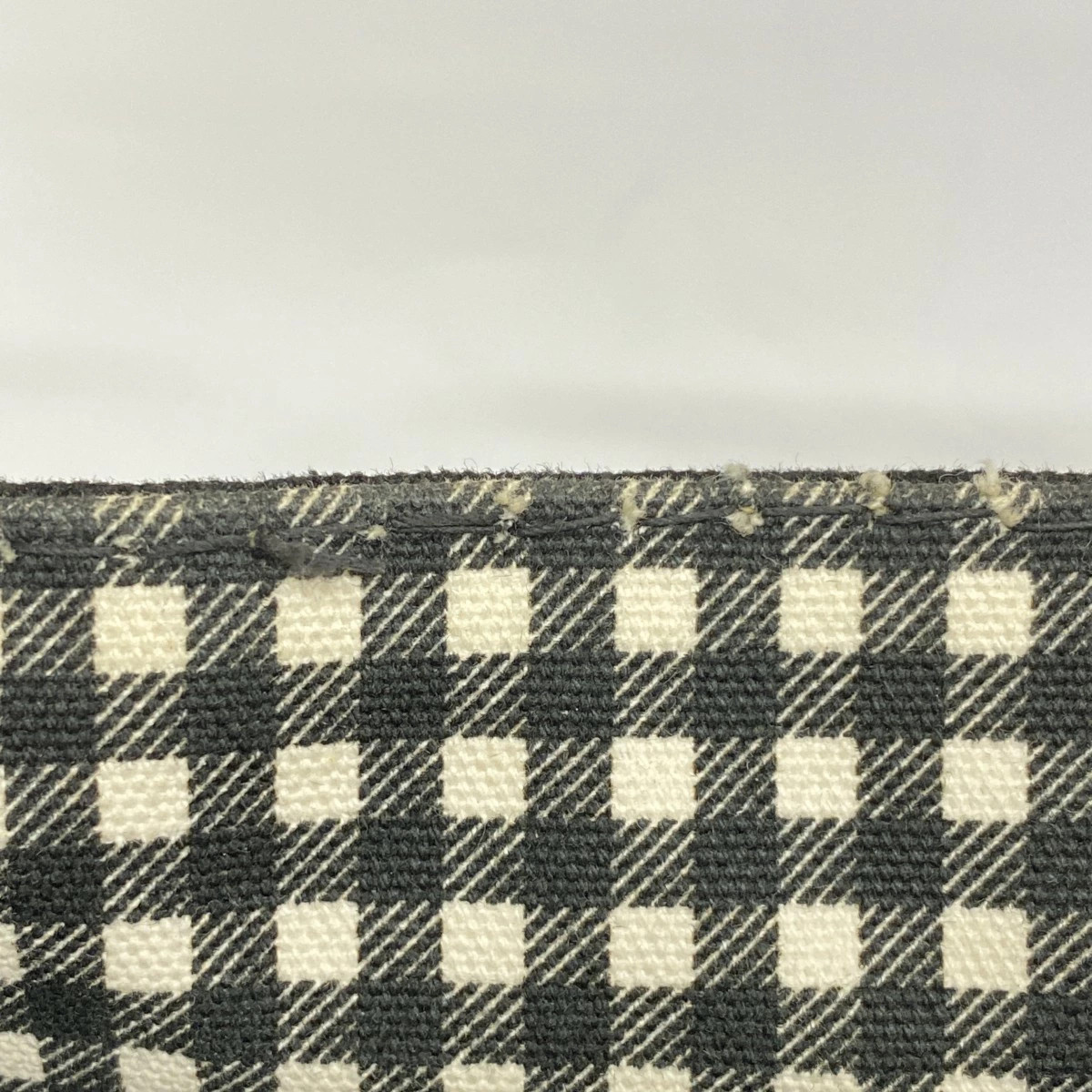 Prada Canapa 2way Tote Bag Black Canvas Gold Trim Vintage Authentic thumbnail 6