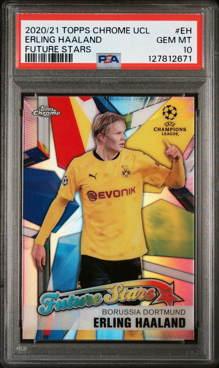 2020-21 Topps Chrome UCL Erling Haaland #FS-EH for sale | eBay