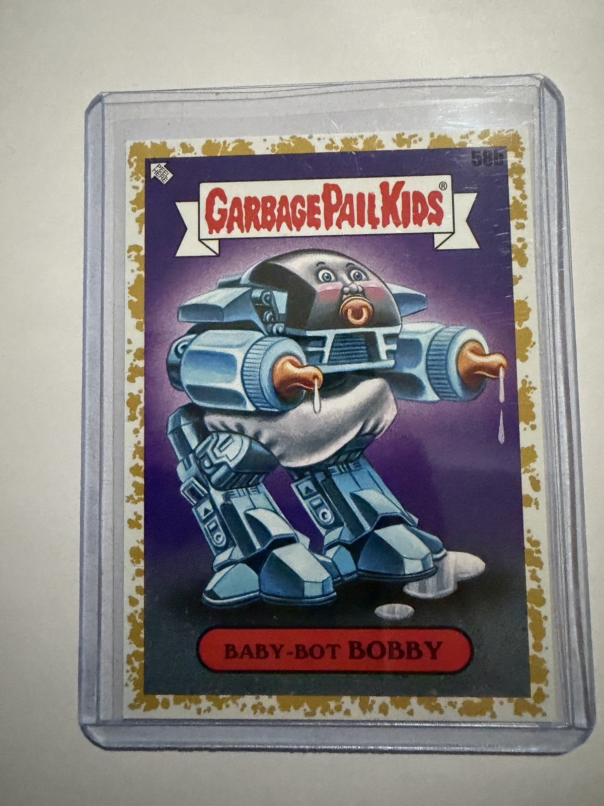 2023 GPK Garbage Pail Kids Intergoolactic Baby-Bot BOBBY 58b Fools Gold 45/50