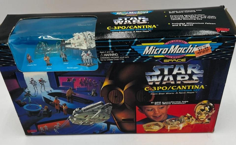 Micro Machines Space Star Wars 1994 C-3PO/Cantina Transforming juego de acción nuevo Foto 2 de 4