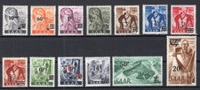 1947 Saarland 226-238 II ** postfrisch Satz und Einzelmarken zur Auswahl