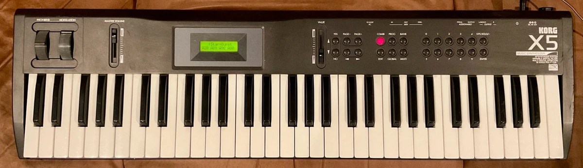 KORG X5 シンセサイザー　ジャンク KORG X5 Music Synthesizer Black keyboard Music Instruments | eBay