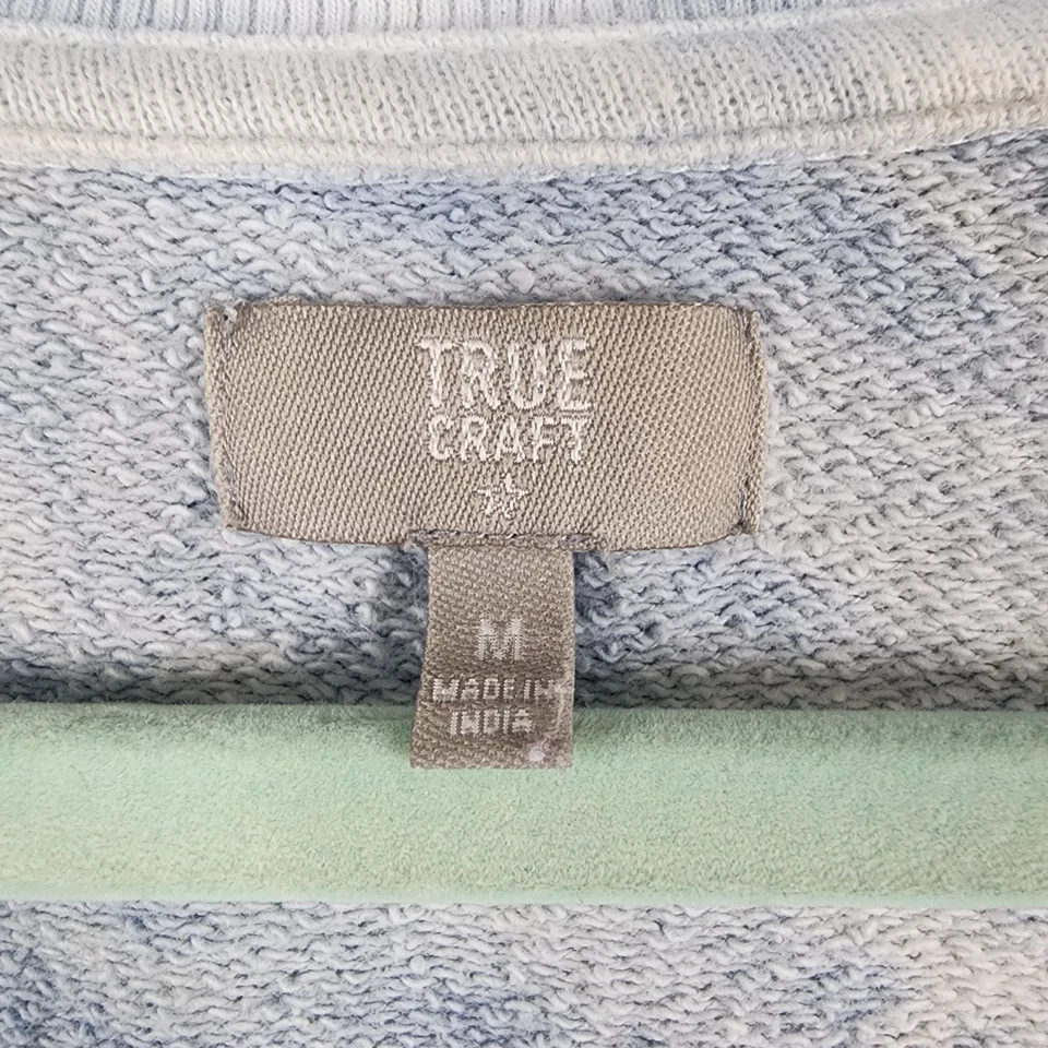 Sudadera True Craft Mujer Mediana Azul Negro Rosa Tie Dye Retro Manga Corta Foto 3 de 4