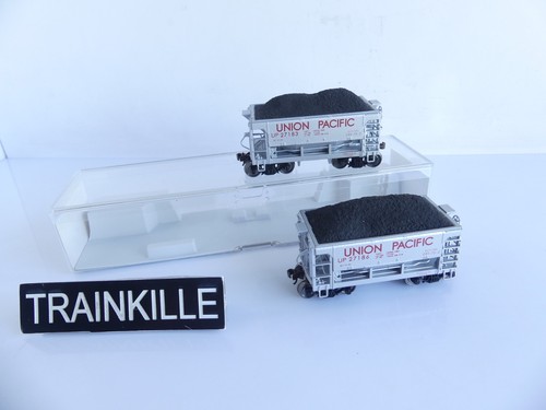 METALTRAIN MODEL POWER HO 2 WAGONS TREMIE METAL US ORE CAR UP 27183 / 27186 | Condition: Occasion