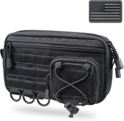 Molle Admin Pouch for Tactical Backpack, EDC Tool Pouch Organizer, Tactical Admi