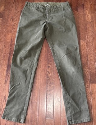 Velasca Green Chinos Size 52  35-36 Waist 34 Inseam