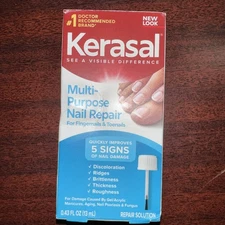 Kerasal Multi-Purpose Nail Repair Solution for Fingernails & Toenails 13mL