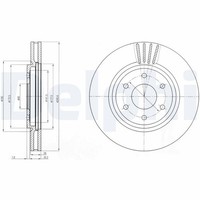 2X Bremsscheibe Delphi BG4205 FüR NP300 Navara Nissan Pathfinder D40 3 R51 VAN