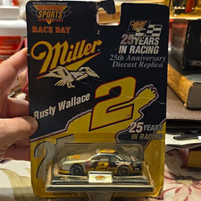 Race Day 1:64 Rusty Wallace 2 Miller 1996 Ford Thunderbird Diecast Unopened