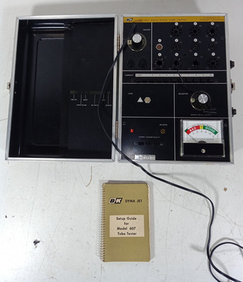 B &K Dyna Jet Model 607 Solid State Tube Tester with Setup Guide