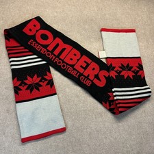 Essendon Bombers Australian Football Club Scarf Black Red Gray AFL 72" x 7"