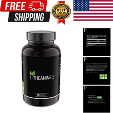L-Theanine 200mg   150 Count V-Capsules / 150 Servings Manufactured in a cGMP...