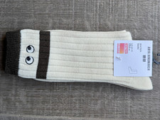 Rare NEW + Tags Limited Edition Anya Hindmarch x Uniqlo 2024 Off White Socks