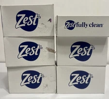 6 Bars of Vintage 1989 Original Zest Bar Zestfully Clean 4oz New Old Stock