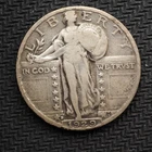 1929  *D*   STANDING LIBERTY SILVER QUARTER * NICE * - FREE SHIPPING! - C3420