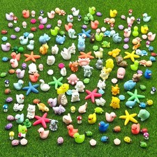 180PCS Mini Resin Animals Tiny Resin Animals to Hide Miniature Animal Figurines