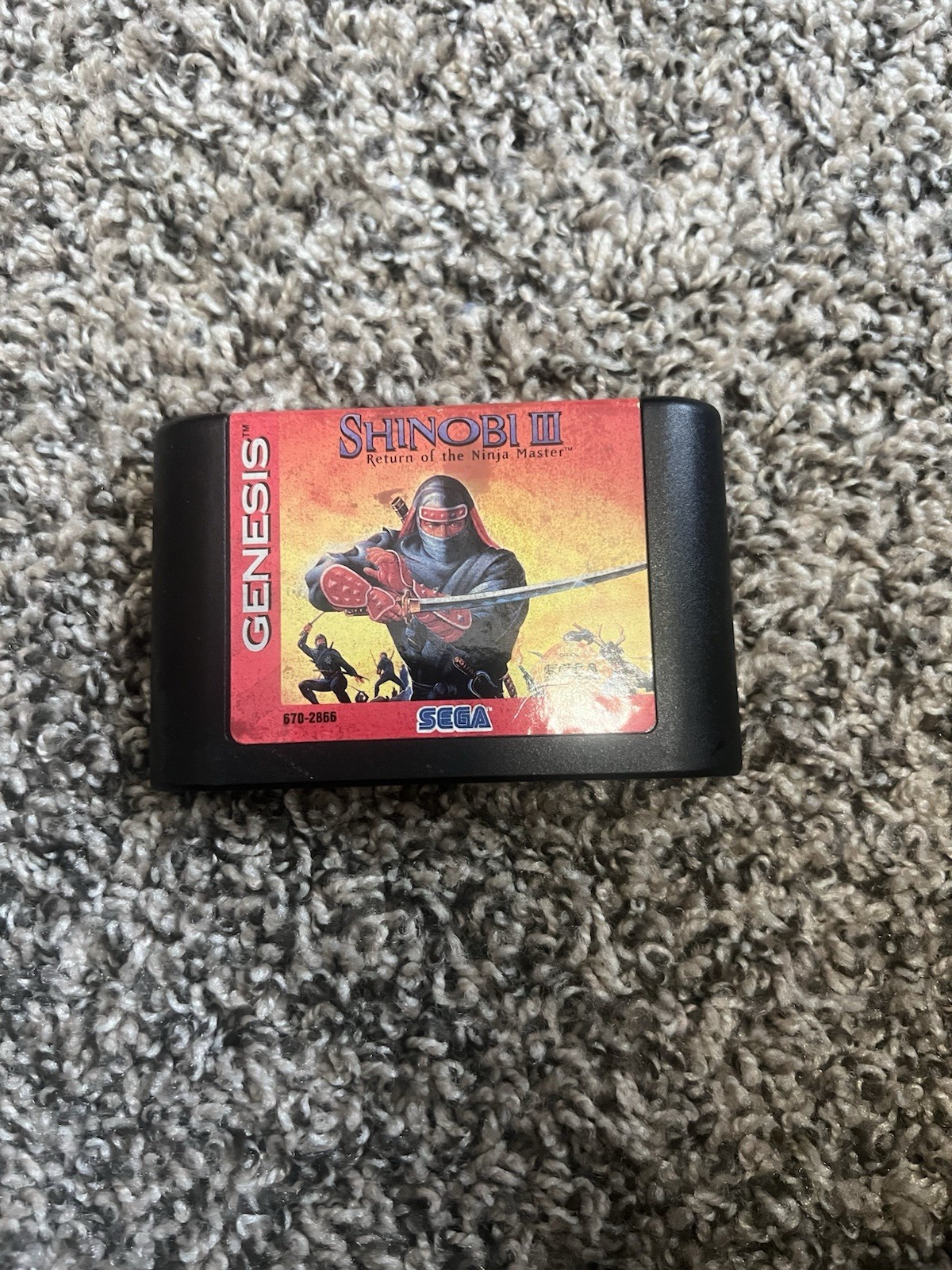 Shinobi III: Return of the Ninja Master Sega Genesis Game Only / Tested & Works