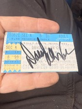 DAVID ALLAN COE  Concert Ticket AUTOGRAPHED Billy Bobs 1993