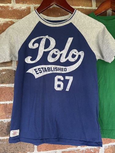 Ralph Lauren Polo T-Shirts Boys Size Small (8) - Lot Of 4 - Picture 5 of 8