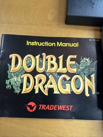 Double Dragon Nintendo NES Super Clean Tested Original Owner W/ Manual
