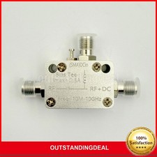 10MHz-10GHz RF Bias Tee DC Feed Block 800mA with SMA Female Connector ot25