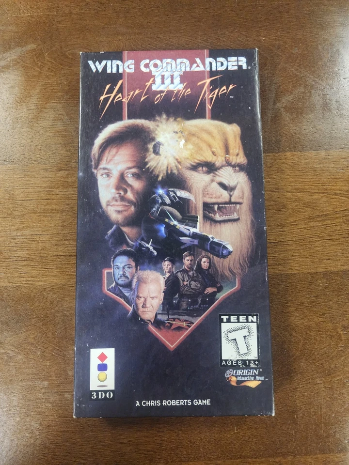 Wing Commander III 3 Heart of the Tiger Mark Hamill John Rhys Davies Wilson 3DO - Image 2 of 4