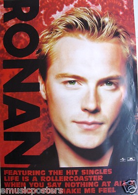 RONAN KEATING ''2000 DEBUT'' AUSTRALIAN PROMO POSTER-Tight Face Shot, Boyzone