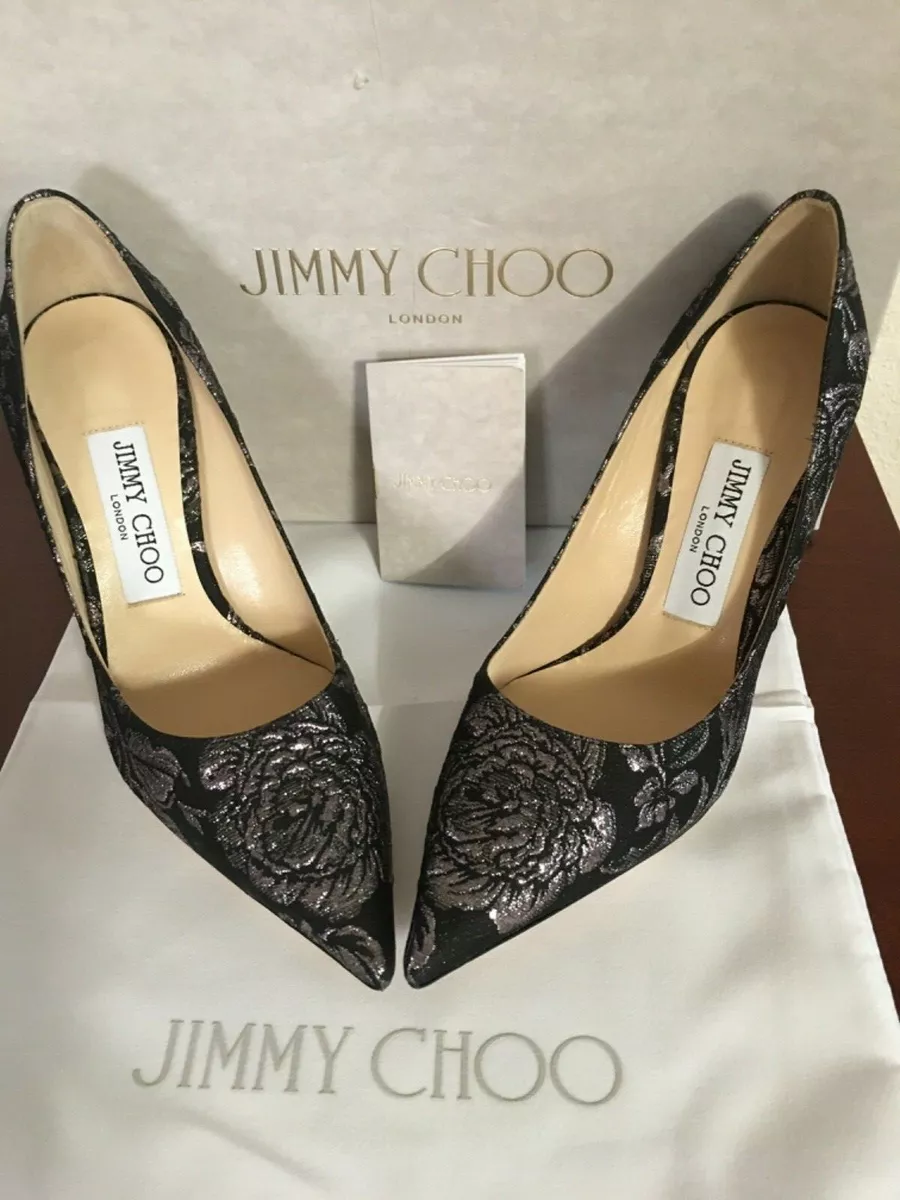 Jimmy choo cheap grey pumps