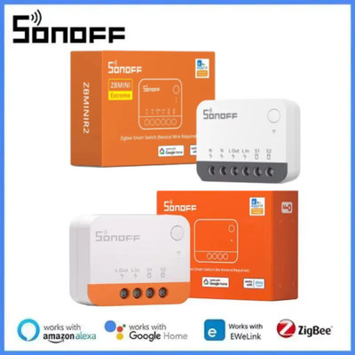 SONOFF ZBMINIL2 / ZBMINIR2 ZigBee Smart Switch No Neutral Wire Required 2 Way Sw