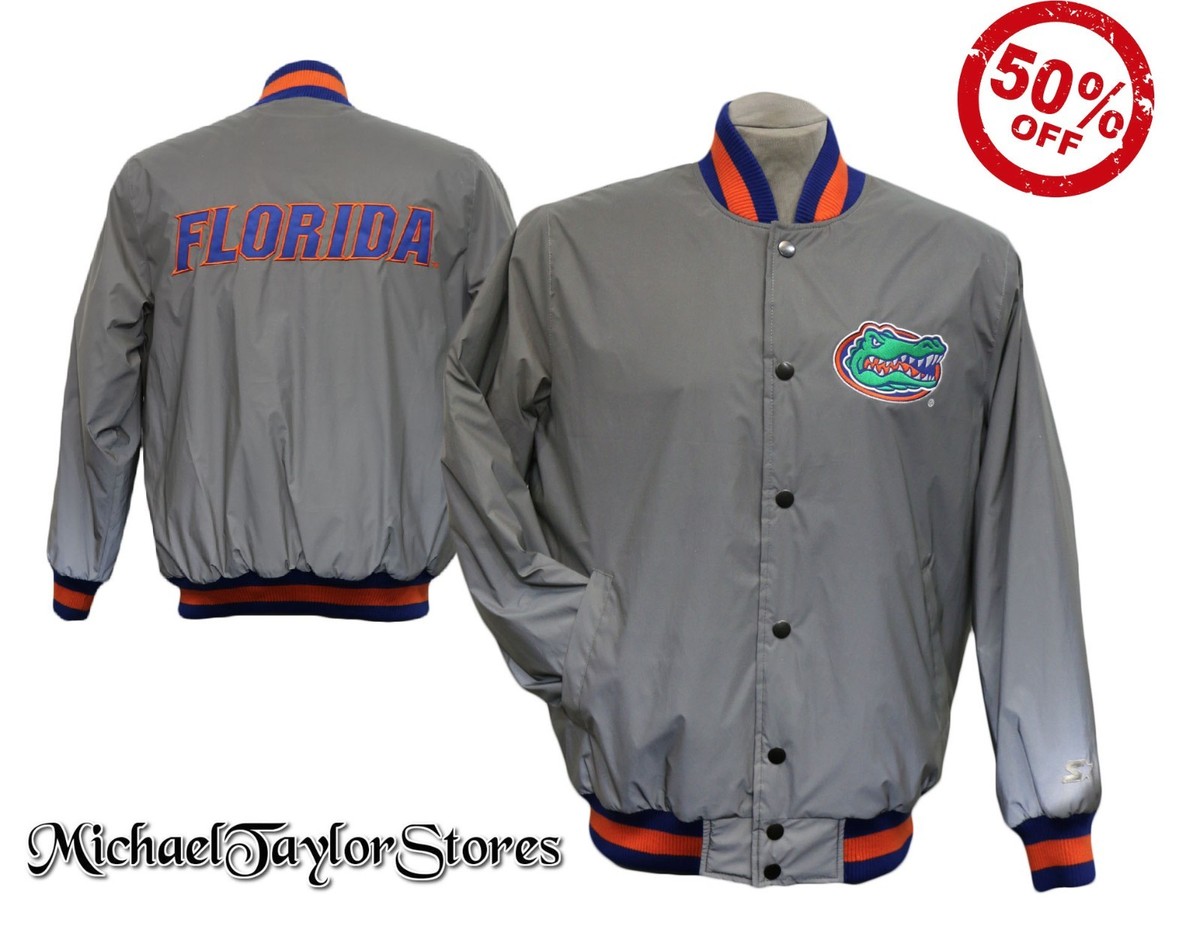 Florida Gators NCAA Safety Reflective Men's Snap Up Starter Jacket