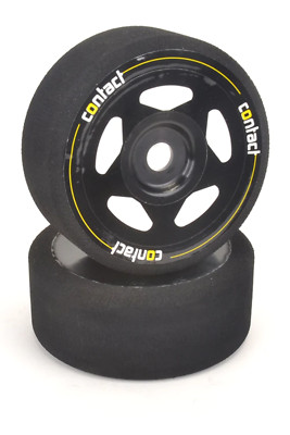 Contact RC JB35B 1/8 GT8/Rally Black Pre-Glued Foam Tires/Wheels 35SH-103mm (4 - Foto 8