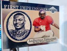 2001 Pacific Impressions First Impressions Football Card #18 LaDainian Tomlinson