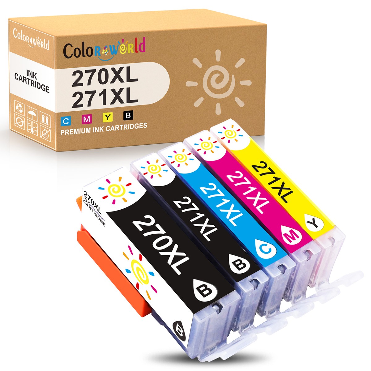 D&amp;C 12x Copatibile Per Canon PGI-525 CLI-526 Cartucce D'inchiostro Per Canon Pixa G5250