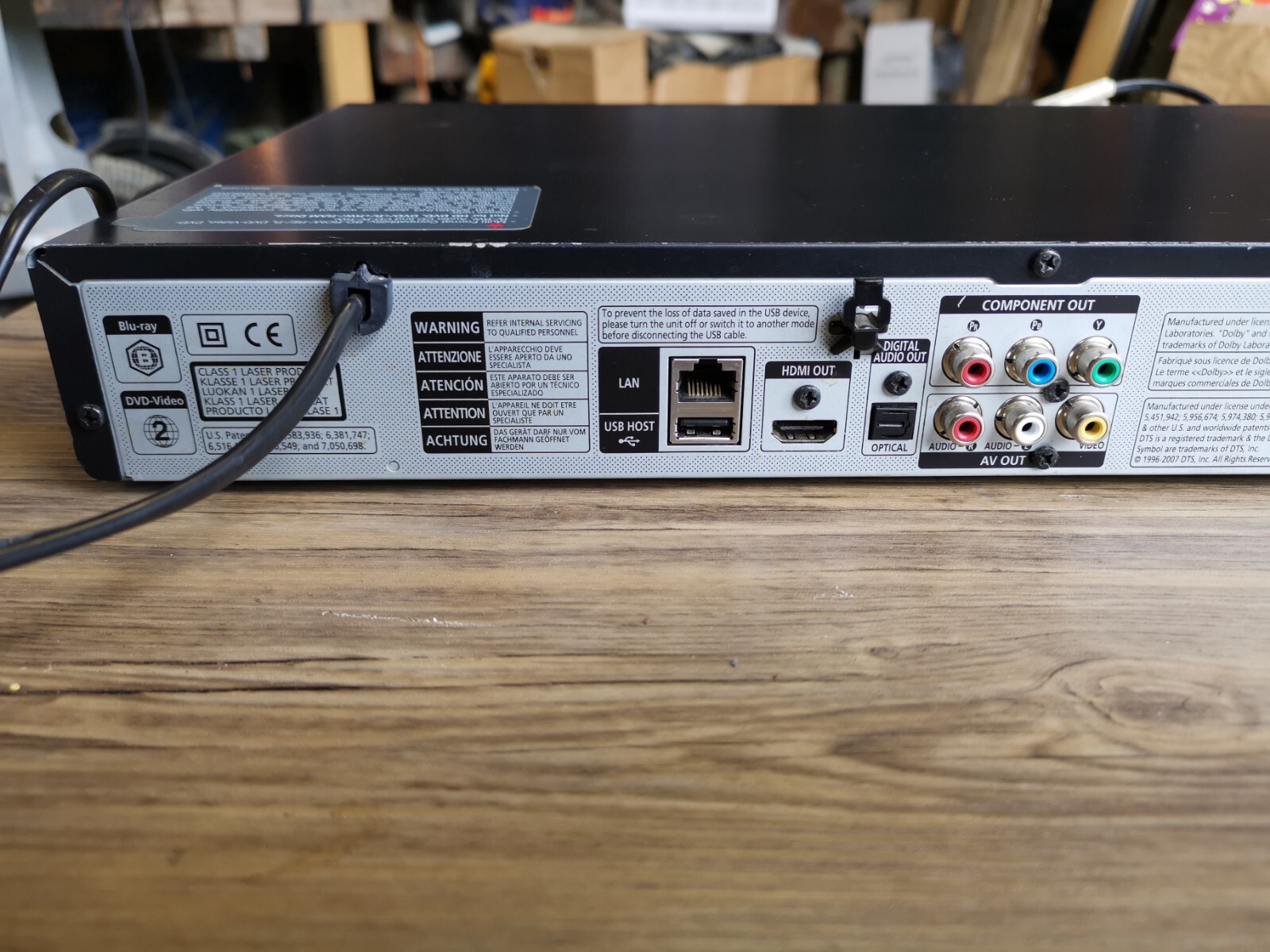 SAMSUNG BDP1500 BLU RAY DVD PLAYER HDMI USB eBay