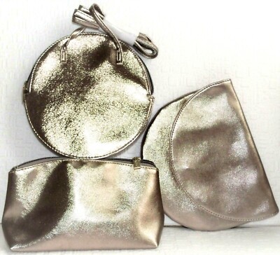 PUPA Italy 3pcs Bronze Bag Set New
