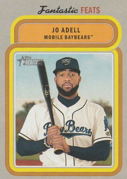 2019 Topps Heritage Minors Fantastic Feats #FF13 Jo Adell Insert