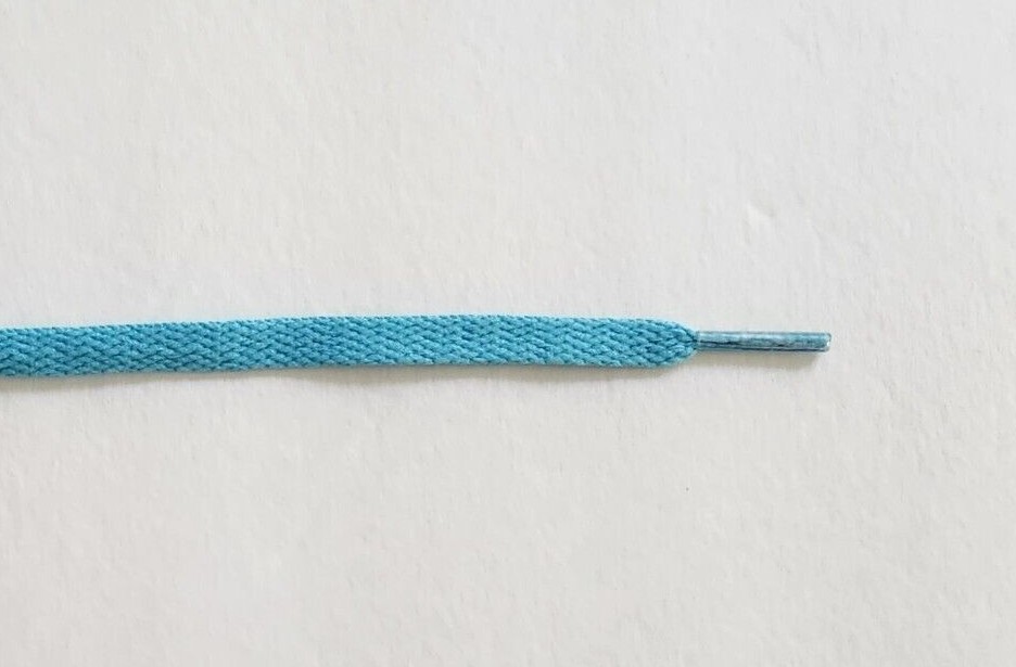 New! 1 Pair Set Light Blue Shoelaces Shoe Strings Lace Sneakers