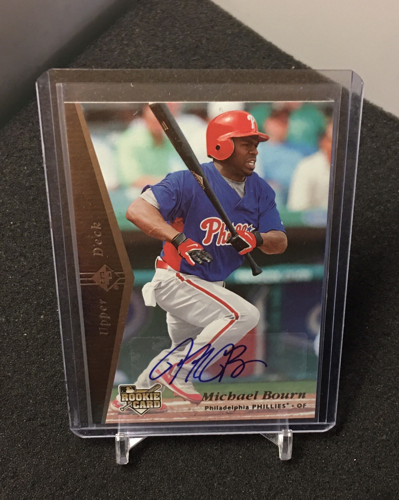 Michael Bourn Rookie Auto 2007 Upper Deck SP card 146 Philadelphia Phillies  RC | eBay