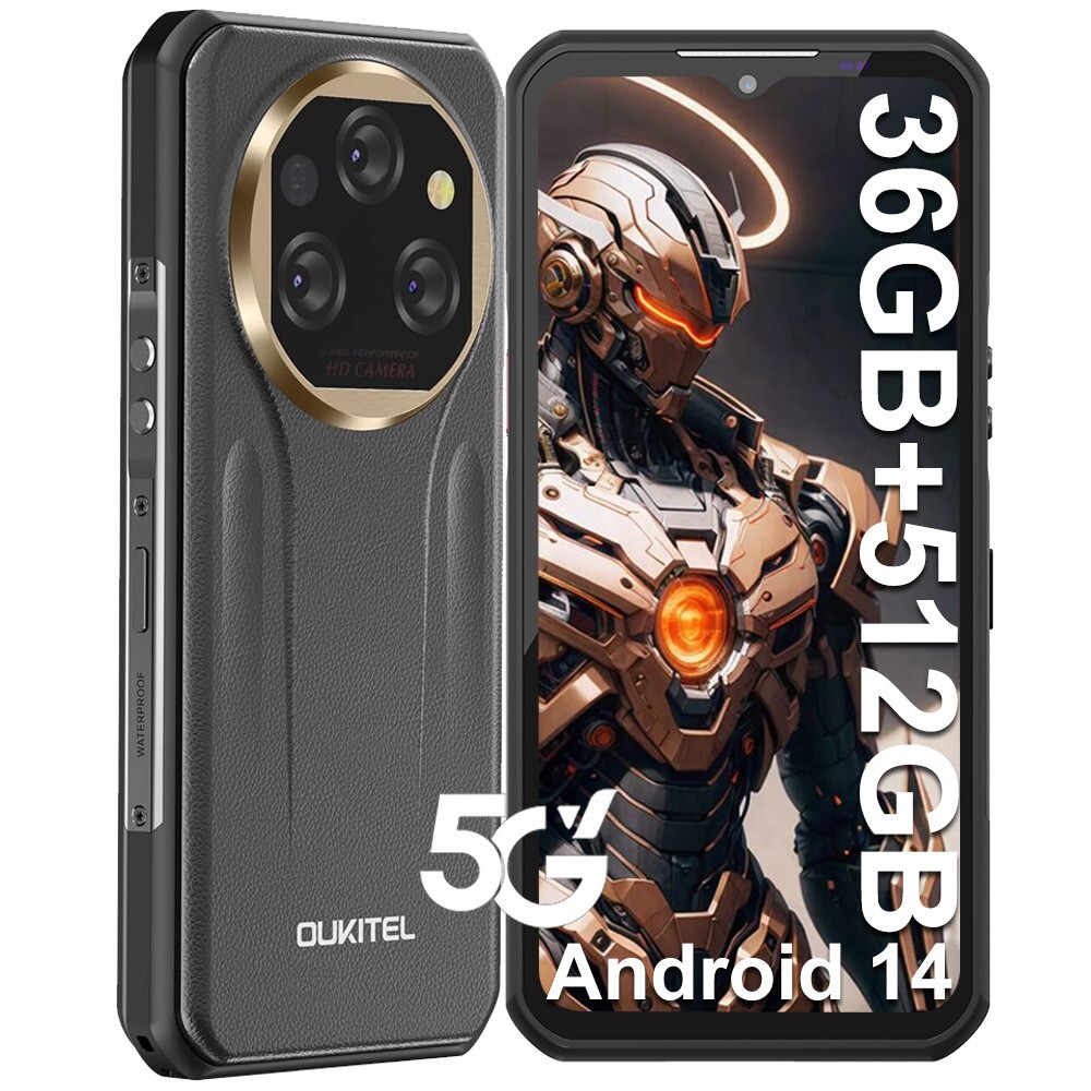 2025 OUKITEL WP39Pro Rugged Phone 5G Unlocked Smartphone