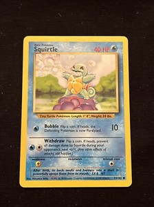 squirtle pokemon card ebay 1995 Squirtle 29/149 Mint TCG Card