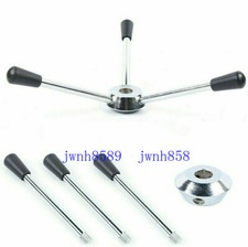 1 Set Drill Press Milling Machines Parts - Feed Hub Wheel & 3*195mm Handle New