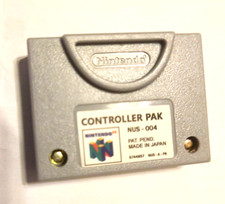 N64 Controller Pak NUS-004 OEM Official Nintendo 64 Memory Card - Tested  Works