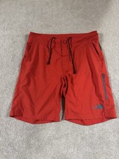 The North Face Shorts Adult 34 Red Swim Trunks Board Shorts Beach Casual Mens