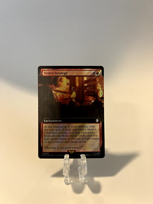 Stolen Strategy 0995 Extended Art Surge Foil Fallout PIP MTG Magic