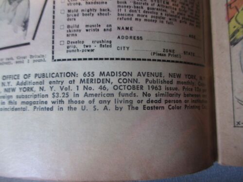 1963- MARVEL COMICS TALES OF SUSPENSE NO.46- EARLY IRON MAN CRIMSON DYNAMO-KEY - Picture 9 of 14