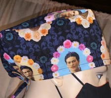 Frida Kahlo Scrub Cap Cotton Frida Kahlo Surgical Cap Frida Kahlo Frame Nursehat