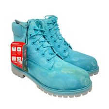 Timberland Kid  s 6" Premium Waterproof Boots A174M Maui-Blue Floral Size 6M