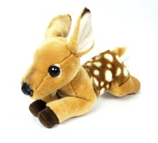 Miyoni Aurora Fawn Deer Plush Realistic Stuffed 12" Science Classroom Floppy